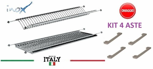 Scolapiatti acciaio inox - acciaio,