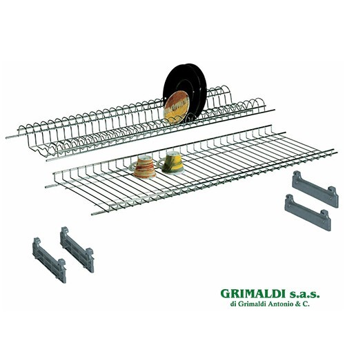 Scolapiatti 86cm doppia rete - a,