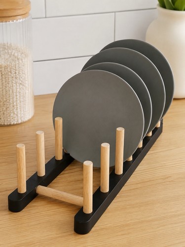 Porta piatti legno posti - porta,