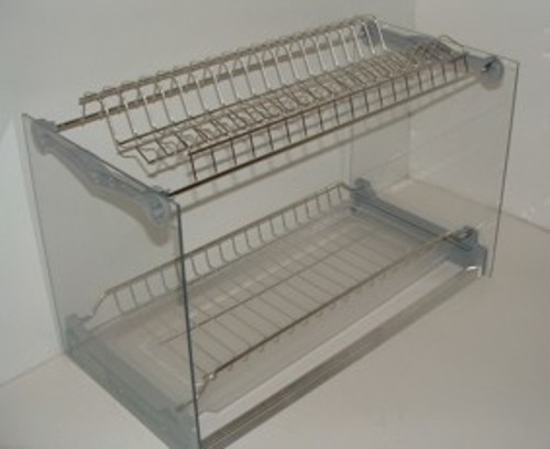 Scolapiatti inox con telaio - , e