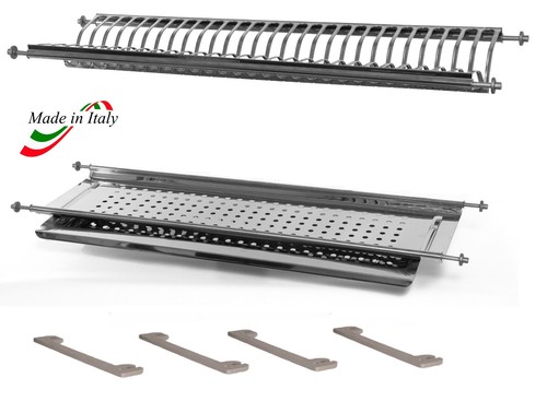 Scolapiatti acciaio inox - acciaio,