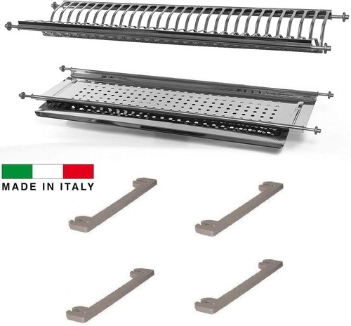 Scolapiatti acciaio inox di - in,