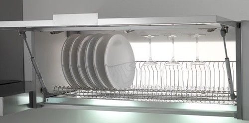 Scolapiatti griglia unica inox - scolapiatti,